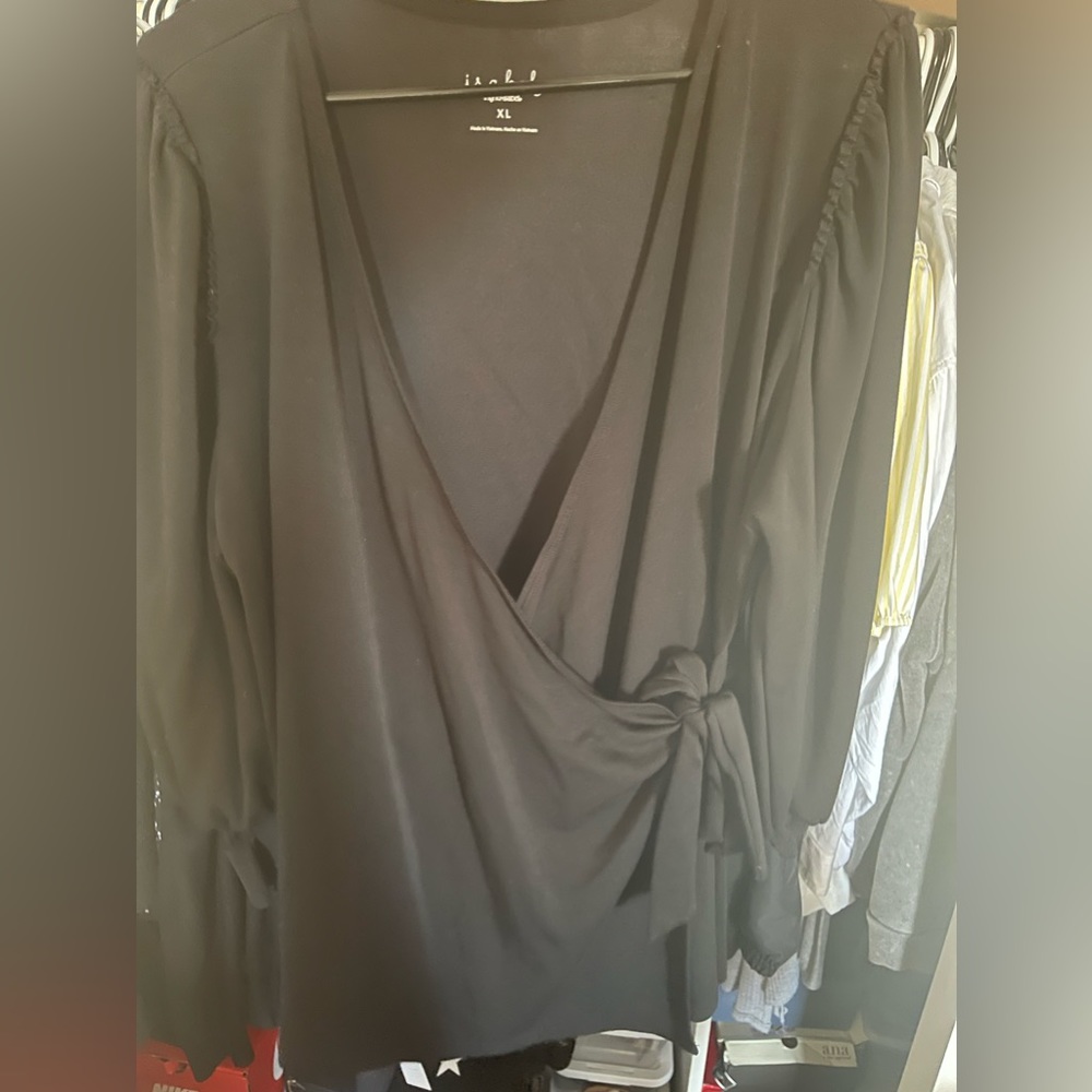 Maternity Wrap Blouse